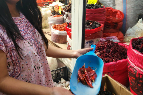 Mexico: Salsa Making Class in a Market with a Chef