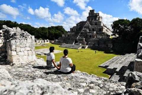 From Mérida: Full-Day Campeche Tour with Edzná & Becal