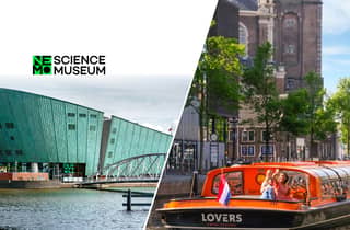 Amsterdam: 1-stündige Grachtenfahrt und NEMO Science Museum