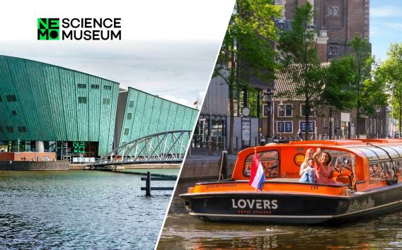 Amsterdam: 1-stündige Canal Cruise & NEMO Science…