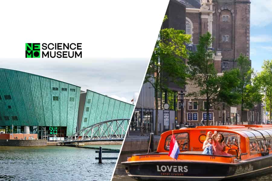 Amsterdam: 1-stündige Grachtenfahrt und NEMO Science Museum. Foto: GetYourGuide Amsterdam: 1-stündige Grachtenfahrt und NEMO Science Museum. Foto: GetYourGuide