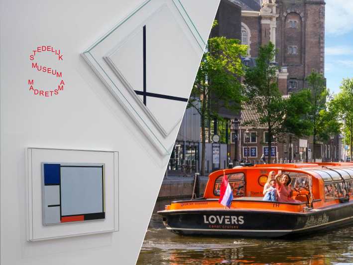 Amsterdam : Stedelijk Museum et croisière d'une heure sur les canaux