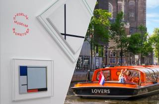 Amsterdam: Stedelijk Museum und 1-stündige Grachtenrundfahrt