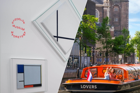 Amsterdam: Stedelijk Museum and 1-Hour Canal Cruise