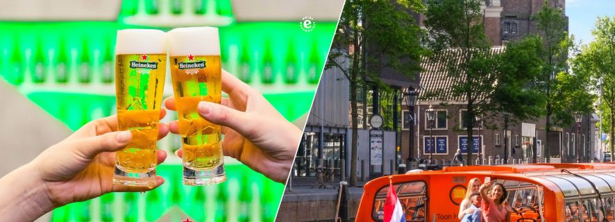 Amsterdam: Heineken Experience & 1-stündige Grachtenfahrt