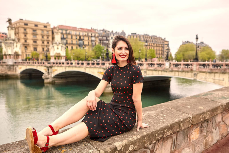 Professionele fotoshoot tijdens een bezoek aan San SebastiánProfessionele fotoshoot in San Sebastián (Pivate tour)