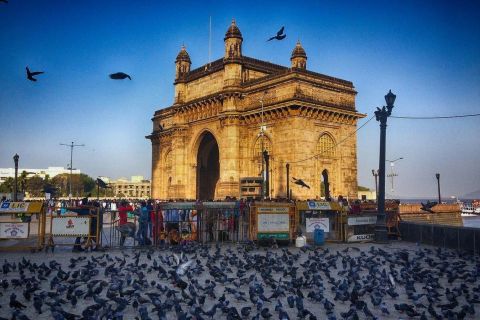 Mumbai: tour privato della città con le grotte di Elephanta
