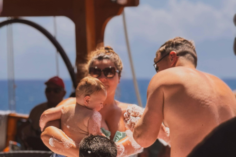 Antalya: Duden Waterfall Pirate Boat Trip Pirate Boat Trip with Round Trip Transfer