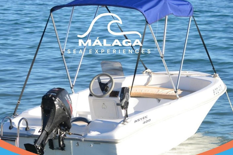 Boat without license for rent in Málaga Capital, Playa del Palo Boat Rental Without license 2 hours