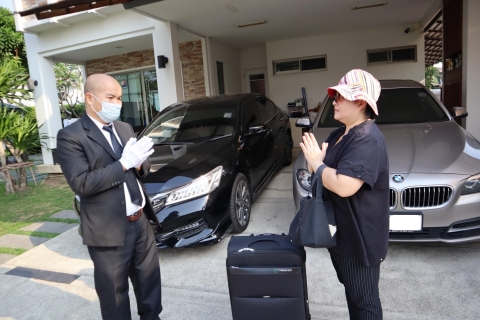 Suvarnabhumi Airport Bangkok: Luksusowe prywatne transferyLuxury Sedan Mercedes Benz E-Class: z hotelu na lotnisko