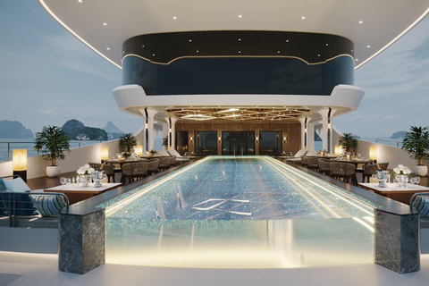 From Hanoi: Ha Long Bay 2-Day Cruise Calista 6 Stars Cruise