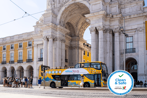 lisboa Ônibus bonde e barco hopon hopoff de 72 horas