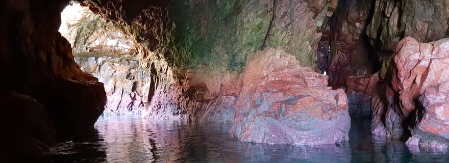 Peniche : Berlengas et grotte en bateau à fond de verre