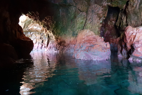 Peniche: Berlengas Roundtrip and Glass-Bottom Boat Cave Tour Glass-Bottom Boat Tour with Afternoon Ferry