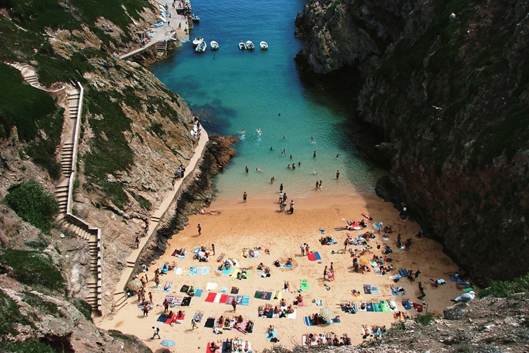 Peniche: Berlengas Roundtrip and Glass-Bottom Boat Cave Tour Glass-Bottom Boat Tour with Afternoon Ferry