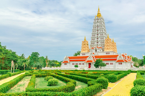 De Pattaya: visite d'une journée des temples de BangkokVisite en petit groupe avec point de rencontre