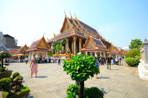 Von Pattaya: Ganztägige Tour durch die Tempel von BangkokKleingruppentour mit Treffpunkt