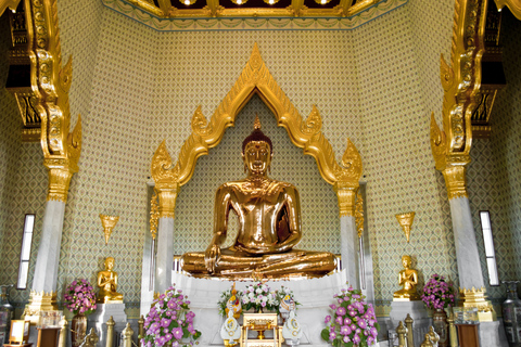 Von Pattaya: Ganztägige Tour durch die Tempel von BangkokKleingruppentour mit Treffpunkt