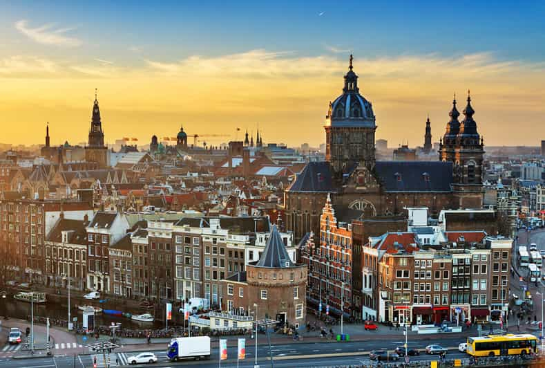 Amsterdam: stadstour van 3 uur langs hoogtepunten per minibus