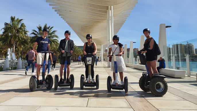 full tour of the city of malaga by segway