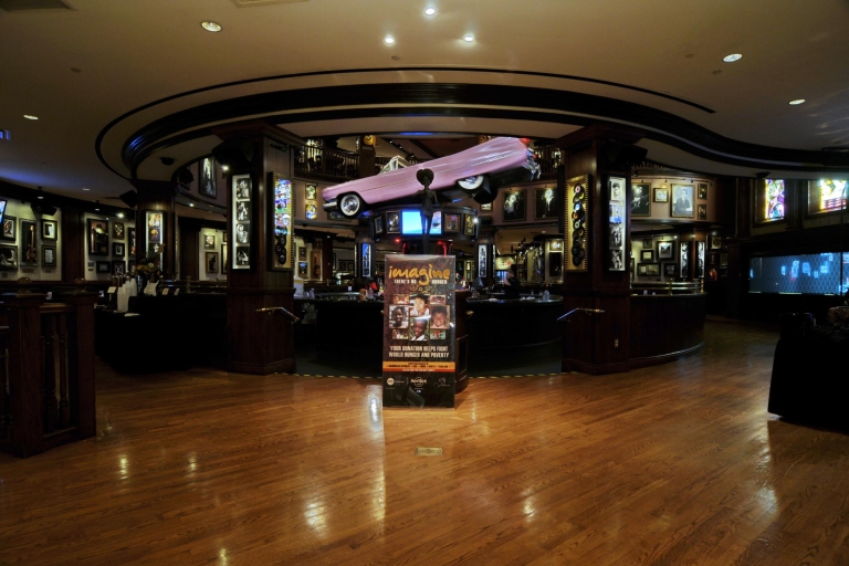Maaltijd in Hard Rock Cafe Orlando bij Universal CityWalkAkoestisch rockmenu