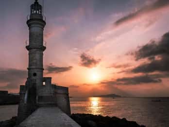 Le coucher de soleil magique de Crète : croisière privée vers l'île de Thodorou