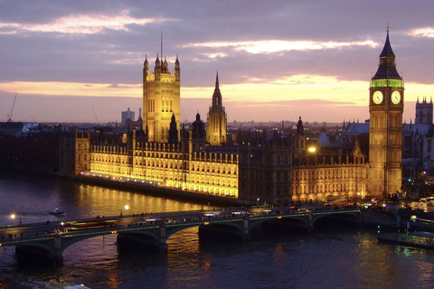 Londra: Tour in autobus con le luci di Natale di nottePartenza dal London Eye