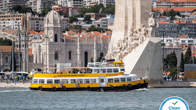 Lisbon: Tagus River Yellow Boat Tour