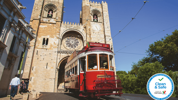 lisbon hills hopon hopoff tram tour 24hour ticket