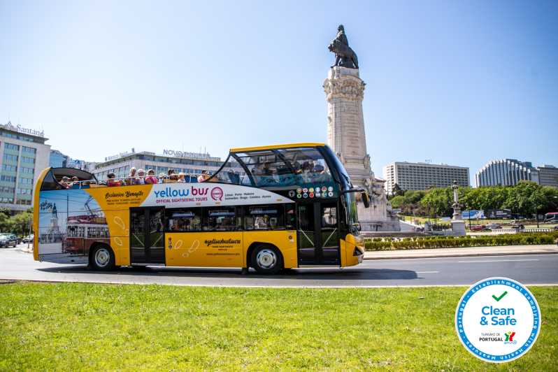 Lissabon: 1- eller 2-dages Hop-On Hop-Off Bustur