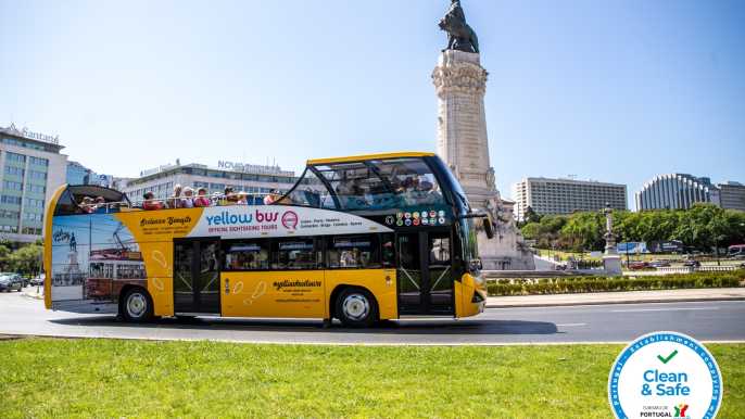 Lisbon: Hop-On Hop-Off 2 Line Bus Tours
