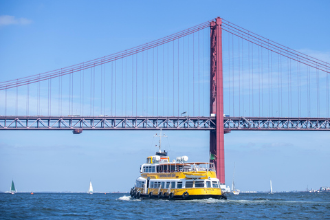 Lizbona: Rejs żółtą łodzią po rzece TagLizbona: rejs łodzią Yellow Boat po Tagu