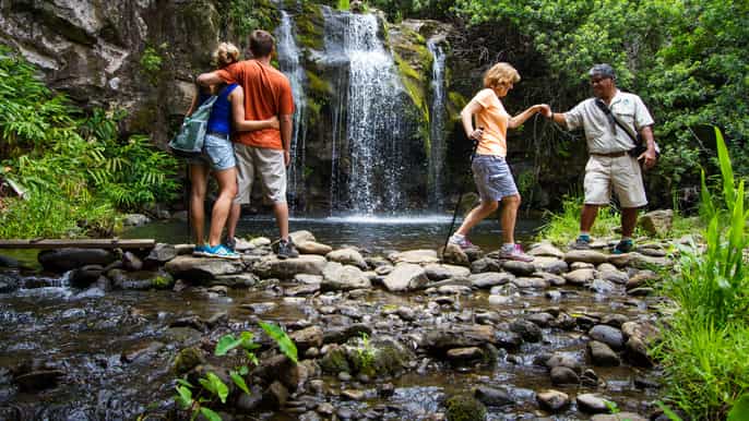 big island kohala waterfalls private offroad tour hike