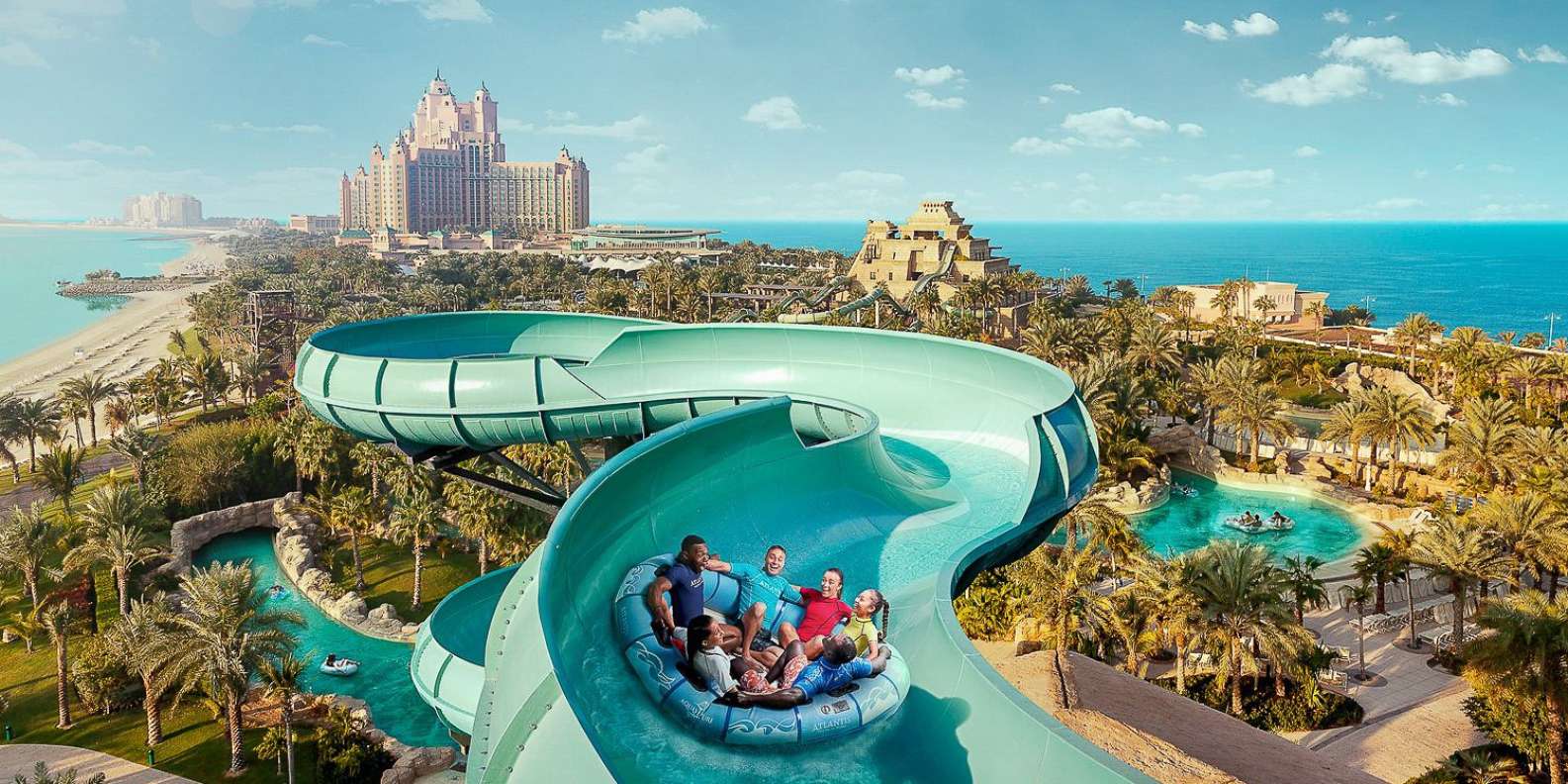 Дубай: аквапарк Atlantis Combo и аквариум Lost Chambers