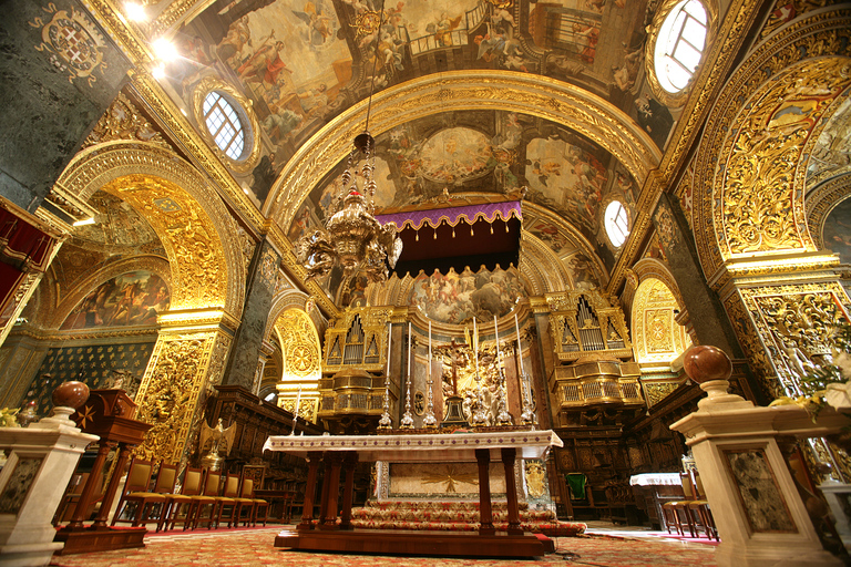 La Valette: visite guidée à pied avec la co-cathédrale Saint-Jean