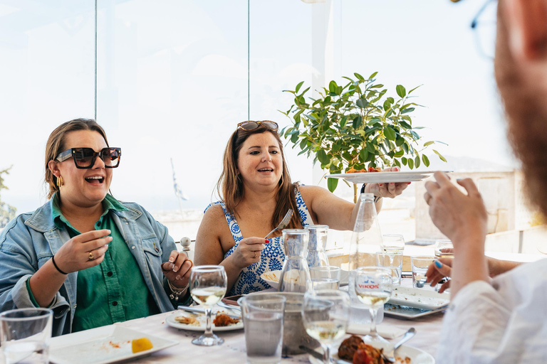 Fira : Visite guidée à pied pour les gourmets avec dégustations