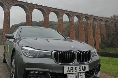 Edimburgo: Alquiler de coches de lujo con conductor y kilometraje ilimitado