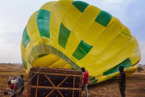 Murchison Falls: Hot Air Balloon Ride with Breakfast