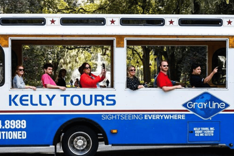 Savannah: passeio de bonde guiado de 1 hora e meia com serviço de transporte