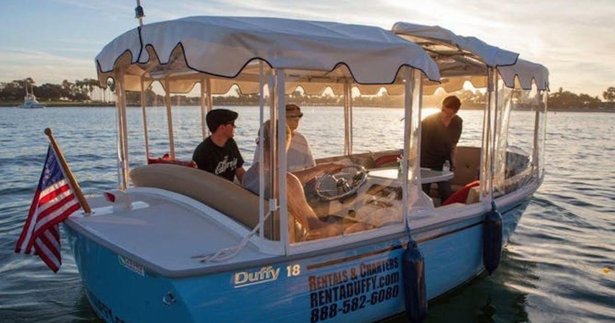 Bekræfte kondom Glamour San Diego: Privat Snug Harbour Duffy Boat Rental | GetYourGuide