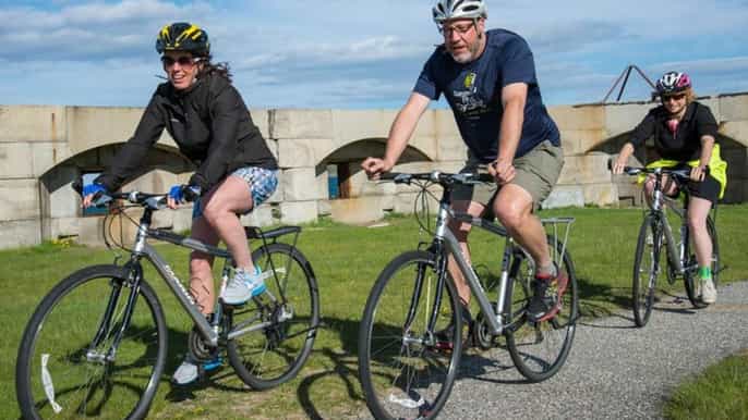 portland maine guidet cykeltur rundt om halvøen