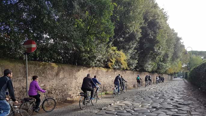 appia antica aluguel de bicicleta de dia inteiro com rotas personalizáveis