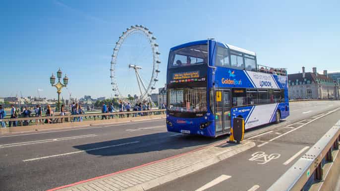 londres excursão de ônibus de topo aberto com guia ao vivo