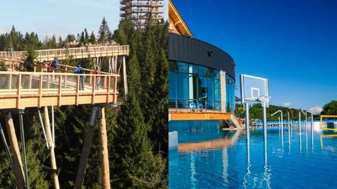 from kraków slovakia treetop walk and thermal baths