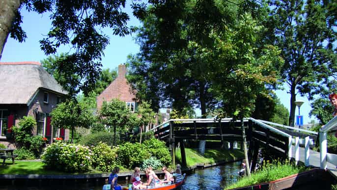 from amsterdam giethoorn and camp westerbork day trip