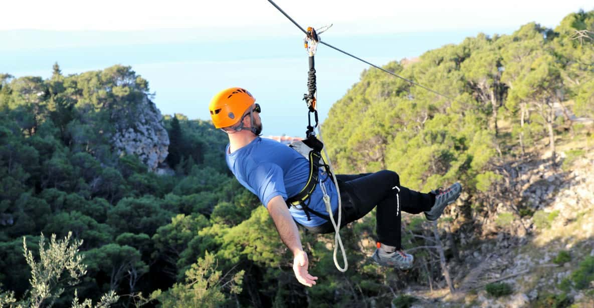 Tučepi: Zip Line Erfahrung
