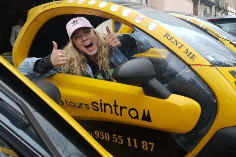 Sintra: noleggio auto elettrica Twizy con audioguida GPS