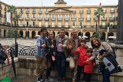 Bilbao: klassieke en moderne begeleide wandeltocht met PintxosBilbao: klassieke en moderne tour in het Frans