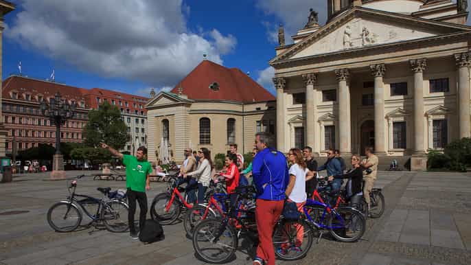 berlin visite en vélo des points forts de la ville de 4 heures en espagnol