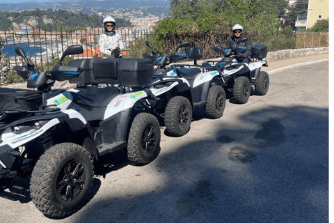 NICE MED ELEKTRISK QUAD:Panoramatur från Nice med mellanmål